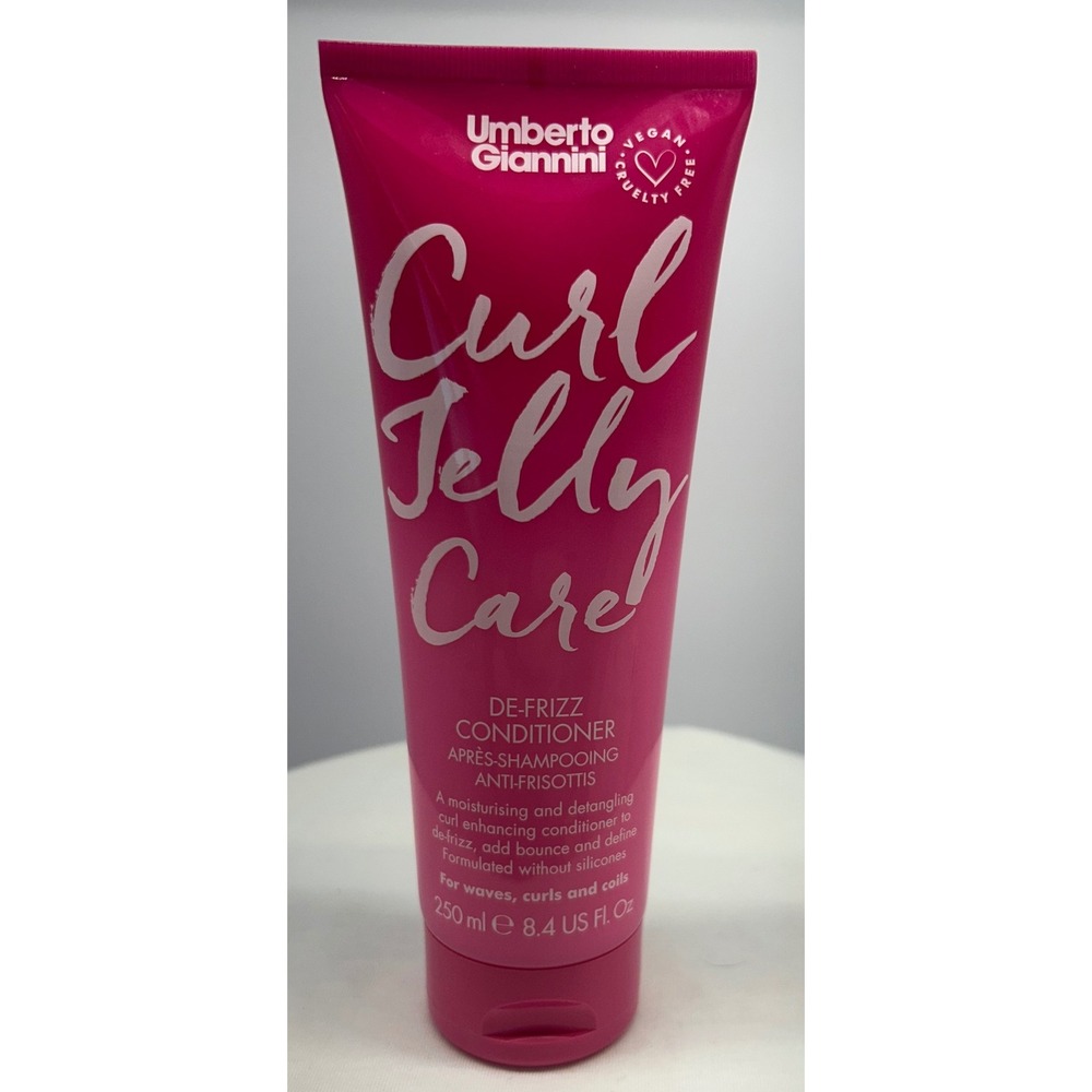 Umberto Giannini Curl Jelly Care De-Frizz Conditioner 250ml 8.4oz Vegan Curly